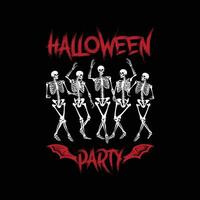 Halloween Party, Halloween T-Shirt Design. vektor