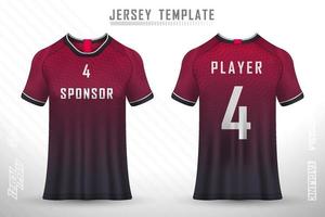 sport jersey och t-shirt mall sport jersey design vektor mockup.