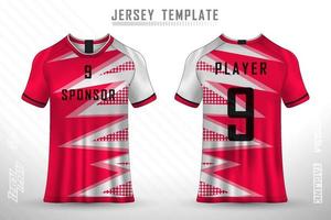 sport jersey och t-shirt mall sport jersey design vektor mockup.