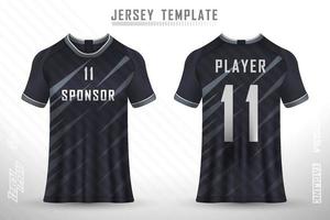 sport jersey och t-shirt mall sport jersey design vektor mockup.