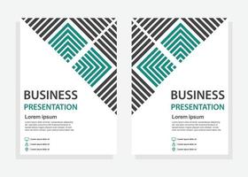 Business-Cover-Design-Vorlage. Flyer-Design-Vorlage. vektor