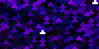 mörkrosa, blå vektorbakgrund med rektanglar. vektor