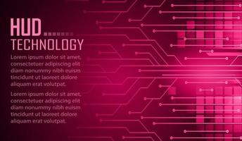 Cyber-Circuit-Zukunftstechnologie-Konzepthintergrund, Text vektor