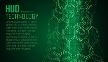 cyber krets framtida teknik koncept bakgrund, text vektor