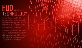 Cyber-Circuit-Zukunftstechnologie-Konzepthintergrund, Text vektor