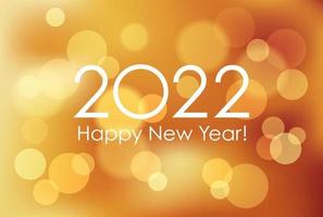2022 Neujahrskartenvorlage mit abstraktem Hintergrund. vektor