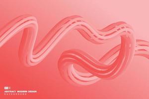 abstrakter Farbverlauf lebende Korallen trendiges Design Kunstwerk Hintergrund. vektor