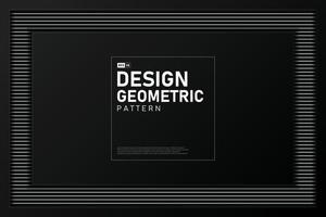 abstrakt design konstverk av svart geometrisk konst bakgrund. vektor