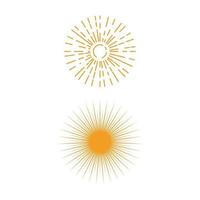 Sunburst-Symbol-Vektor-Illustration-Design vektor