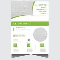 moderne Business-Flyer-Design-Vorlage vektor