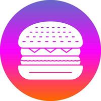 Rindfleisch Burger Vektor Symbol Design