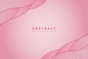 rosa Hintergrund mit Farbverlauf mit gewellter Überlappung geschichtet vektor