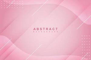 abstrakter rosa Hintergrund mit fließendem Farbverlauf und diagonalem Schatten vektor
