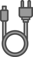 Suche Kabel Vektor Symbol Design