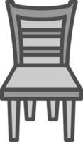 Stuhl-Vektor-Icon-Design vektor