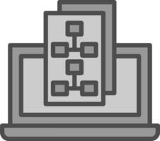 bärbar dator vektor ikon design
