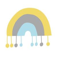 inneren Regenbogen. abstrakte moderne Illustration. Babyillustration vektor