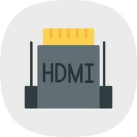 hdmi vektor ikon design