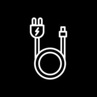 kraft kabel- vektor ikon design