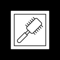 Haarbürste Vektor Symbol Design