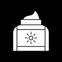 Sonnenschutz-Vektor-Icon-Design vektor