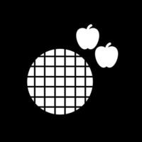 Apfel Kuchen Vektor Symbol Design