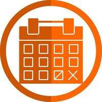 Kalender-Vektor-Icon-Design vektor