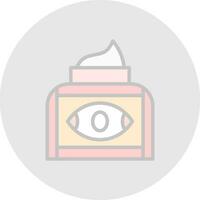 Augencreme-Vektor-Icon-Design vektor