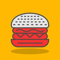 klassisch Burger Vektor Symbol Design