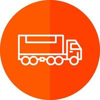 LKW-Vektor-Icon-Design vektor