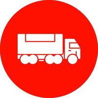 LKW-Vektor-Icon-Design vektor