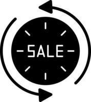 Verkauf Zeit Reisender Vektor Symbol Design