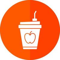 frukt smoothie vektor ikon design