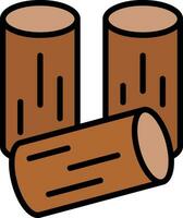 Holz Vektor Symbol Design