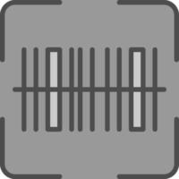 streckkod scanner vektor ikon design