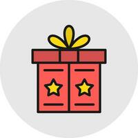 Geschenkbox-Vektor-Icon-Design vektor