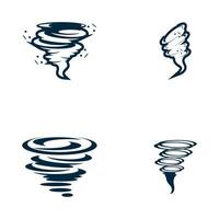 tornado logotyp symbol vektor illustration design