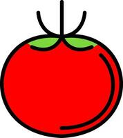 Tomaten-Vektor-Icon-Design vektor