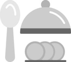 Abendessen-Vektor-Icon-Design vektor