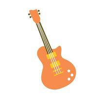 Vektor akustisch Gitarre Symbol Farbe Zeichenfolge Instrument Musik- Symbol