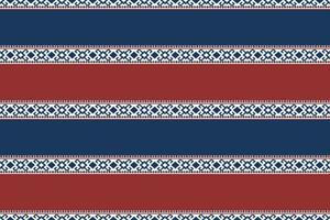 Kreuz Stich bunt geometrisch traditionell ethnisch Muster Ikat nahtlos Muster abstrakt Design zum Stoff drucken Stoff Kleid Teppich Vorhänge und Sarong aztekisch afrikanisch indisch indonesisch vektor