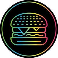 Burger-Vektor-Icon-Design vektor