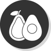 Avocado-Vektor-Icon-Design vektor