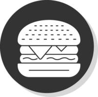 Burger-Vektor-Icon-Design vektor