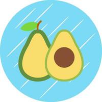 Avocado-Vektor-Icon-Design vektor