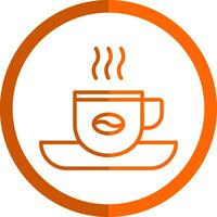 Kaffee-Vektor-Icon-Design vektor