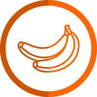 Bananen Vektor Symbol Design