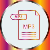 mp3-Vektorsymbol vektor