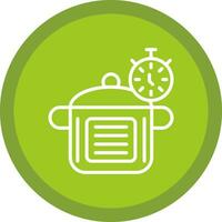 Timer-Vektor-Icon-Design vektor