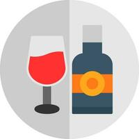 Wein-Vektor-Icon-Design vektor